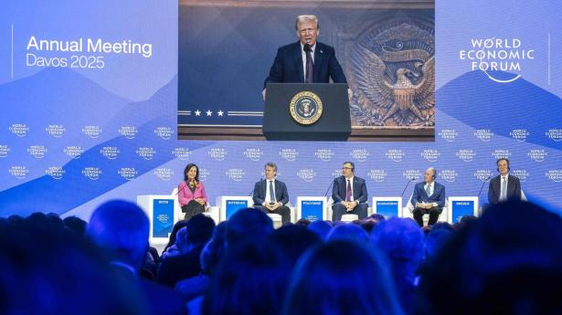 Præsident Trump lagde i Davos op til en markant amerikansk selskabsskattereduktion.