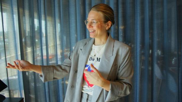 Underviser Maja Bjerrehuus i uddannelsen Ny Leder Børsen Uddannelse