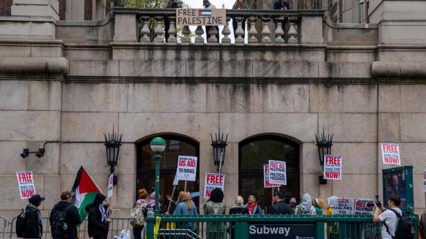 Studerende fra Columbia University gennemførte i april flere propalæstinensiske demonstrationer.