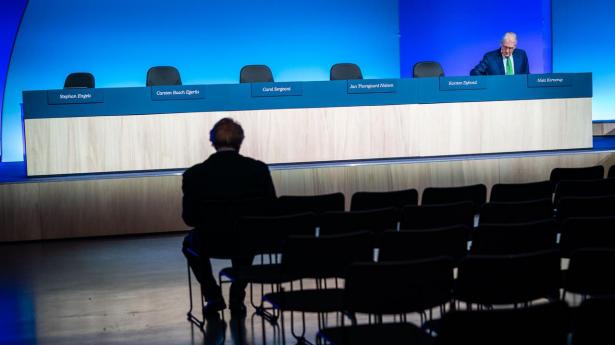 I 2022 holdte Danske Bank generalforsamling i KB Hallen i København. I dag afvikles generalforsamlingerne kun elektronisk.