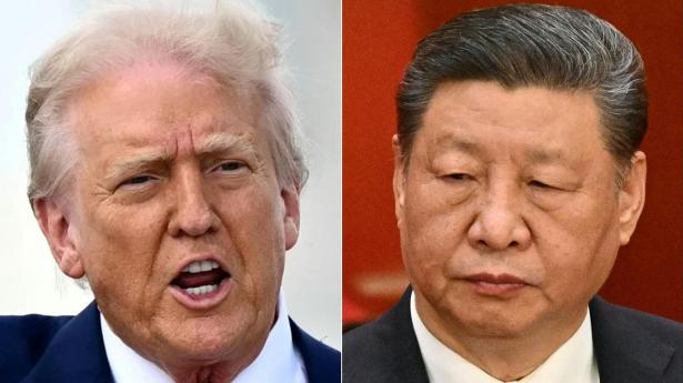 USA's præsident Donald Trumps og Kinas præsident Xi Jinping. 