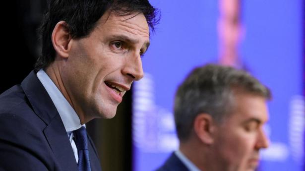 Lars Aagaard, Danish Minister for Climate, Energy and Utilities and European Climate Commissioner Wopke Hoekstra 