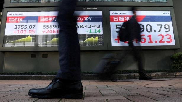 Aktier i Asien: Varierende røde farver overalt