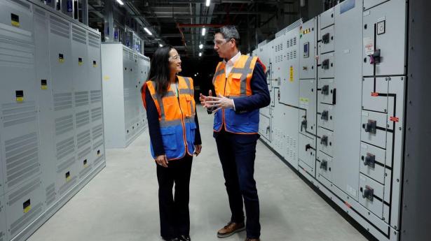 Microsoft global energy strategy annoucenment at its Dublin data centre