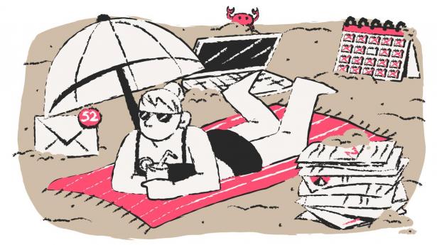 Sådan slipper du arbejdet i ferien