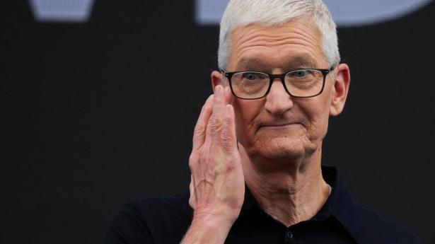 Apple møder akkurat forventninger - aktien sendes ned