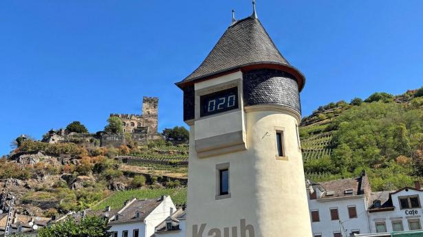 Low water levels on river Rhine