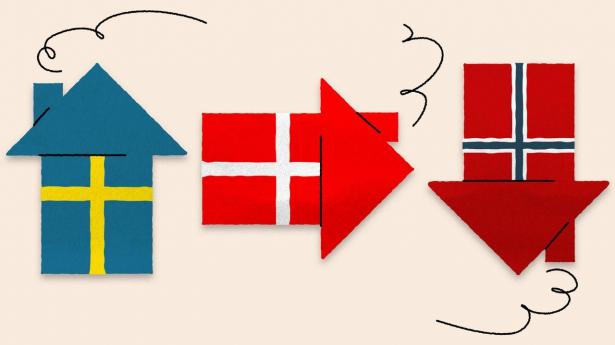 Boligmarkeder i Oslo, Stockholm og København bevæger sig hver sin retning