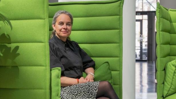 Anne Højer Simonsen, klimapolitisk chef i DI, tager godt imod de grønne boliglån til smv’er. PR-foto