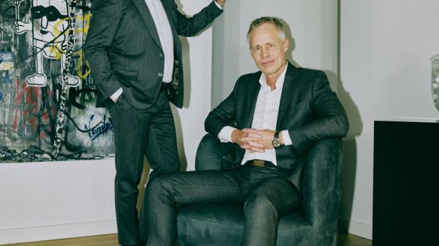 Jan Severin Sølbæk (t.v.) og Brian Kudsk (t.h.) skabte Artha Kapitalforvaltning for 13 år siden – nu forvalter de over 17 mia. kr. for 750 velhaverkunder. Arkivfoto: Jonas Pryner Andersen