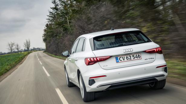 Har du adgang til en lader, er opladningshybriden svær at komme udenom i forhold til A3 mild-hybrid eller A3 diesel. Foto: Søren Juul