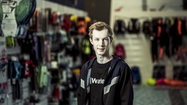 Stifter og adm. direktør i Watery, Daniel Johannesen, vil skabe verdens største svømmeshop. Foto: Michael Drost-Hansen