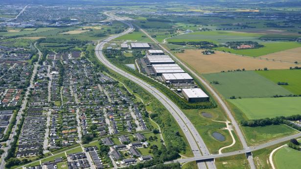 E20 Park i Solrød er under opførelse af Verdion. PR-foto