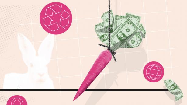 Mastercard-koncernen er en af de virksomheder, der giver esg-bonus til alle medarbejdere. Illustration: Michaël Dorbec