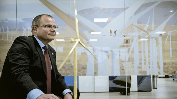 Adm. direktør i Vestas, Henrik Andersen, og den øvrige del af vindmøllekoncernens ledelse vil gå 10 pct. ned i løn resten af 2020. Arkivfoto: Steven Achiam