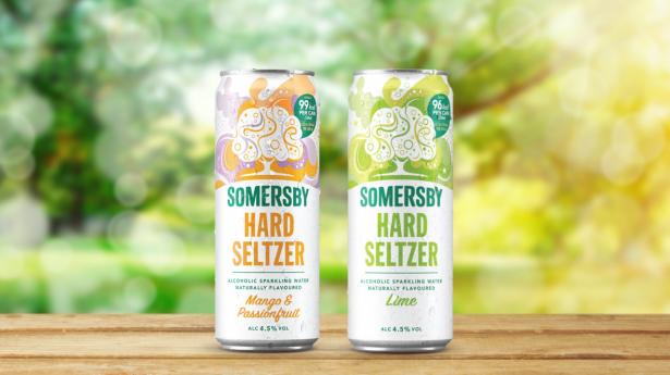Carlsberg lancerer hard seltzer i Danmark under Somersby-mærket i uge 51. Også Royal Unibrew er på vej med en hard seltzer. PR-Foto: Carlsberg