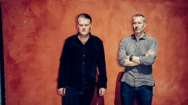Orderyoyos bestyrelsesformand, Jesper Johansen (t.v.), og adm. direktør, Søren Gammelgaard (t.h.), måtte gå til fondsbørsen med en nedjustering, der kostede dyrt på selskabets aktiekurs torsdag. Foto: Jeppe Bøje Nielsen