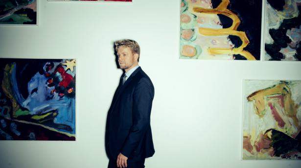 Peder Bach, chef for Corporate & Institutions i Nordea Danmark begynder at klimarate kunderne for at få overblik over, hvor bæredygtige de er. Foto: Jeppe Bøje Nielsen