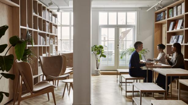 Indretningen hos Muji i København er tro mod den japanske tradition. Foto: PR