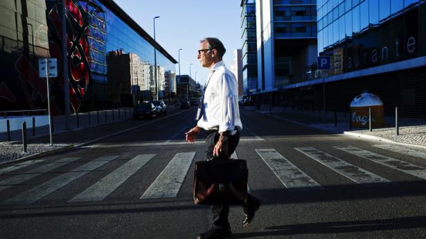Her ses Mads Krogsgaard Thomsen, koncerndirektør med ansvar for forskning og udvikling i Novo Nordisk under diabeteskonferencen EASD i LIssabon i 2017 Arkivfoto: Peter-Emil Witt