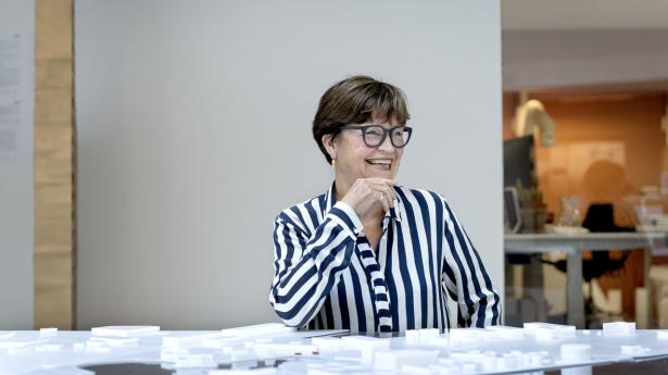 Mette Kynne Frandsen er direktør for Henning Larsen, som er en videreførelse af den tegnestue, arkitekt Henning Larsen grundlagde i 1959. Foto: pr/Agnete Schlichtkrull