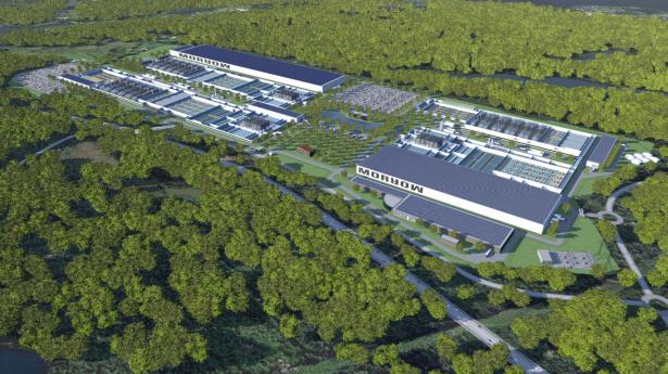 Norske Morrow vil have produktion af batterier til elbiler i gang i 2024. Illustration: PR.