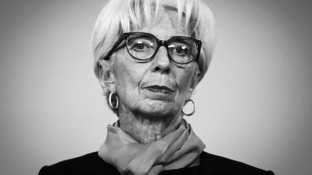 October 28, 2021 - Frankfurt, Germany: Christine Lagarde, head of the European Central Bank (ECB), speaks to the media during a press conference following a meeting of the ECB Governing Council. (Hermann Bredehorst / POLARIS)