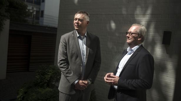 Claus Richter og Lars Sjögren fra P27 Nordic Payments. Foto: Sofia Busk