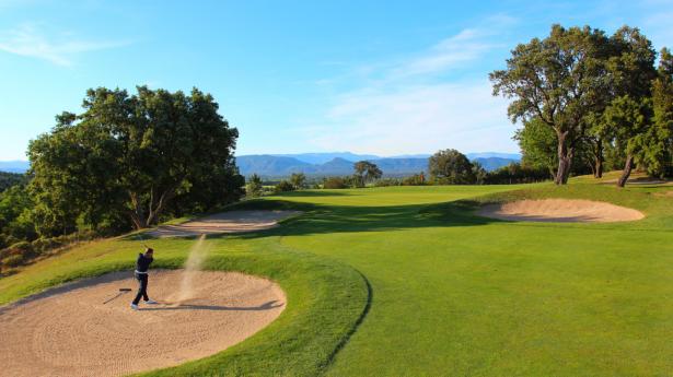 Roquebrune Golf Resort er ganske kuperet.