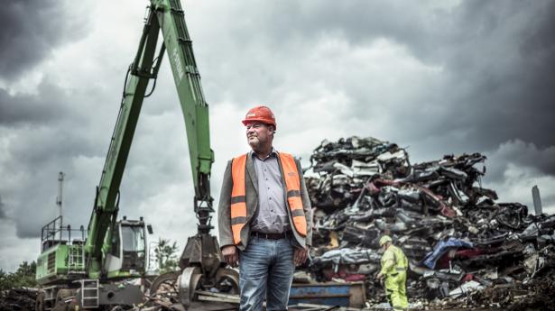 Markedsdirektør Jakob Kristensen, Stena Recycling, forudser et kæmpe marked for genindvinding af emballage. Foto: Michael Drost-Hansen.