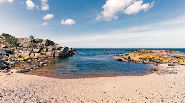 Høl Strand på Bornholms nordøstlige kyst. Foto: Kenneth Øksnebjerg