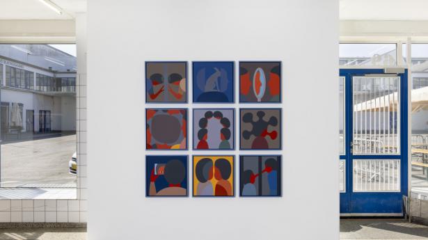 Geoff McFetridge “The Organic Interface”. PR-foto: Jan Søndergaard/V1 Gallery