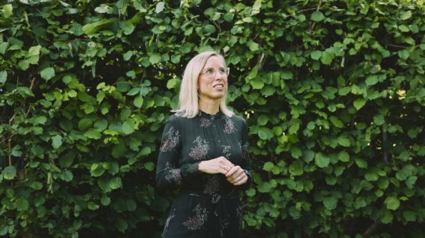 Værdikæden, som tjener bankerne, risikerer at blive brudt, fortæller Line Munkholm, Danske Bank. Foto: Jonas Pryner Andersen
