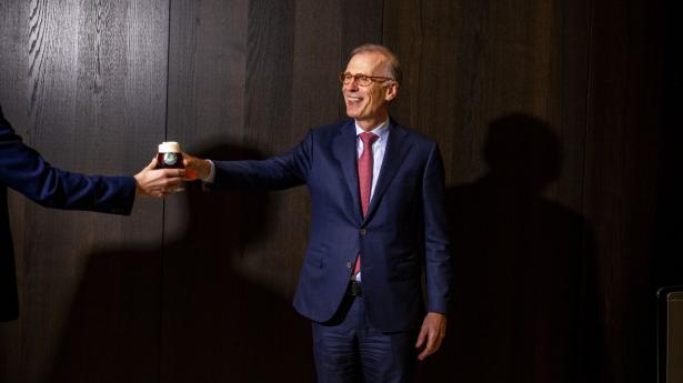 Cees 't Hart, Carlsbergs topchef, leverede årsregnskab for bryggeriet i fredags. Foto: Simon Fals