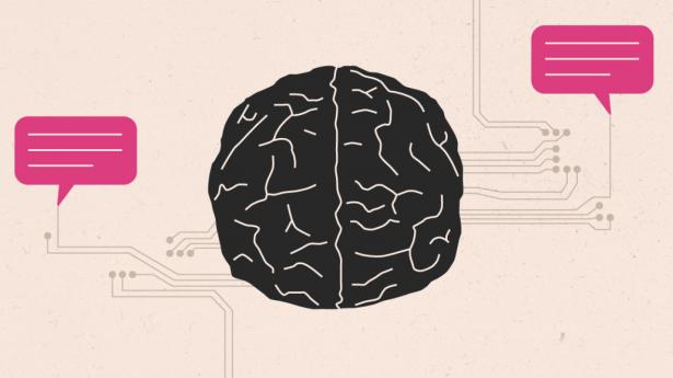 Open AI’s Chat GPT er blevet hyldet for sine præcise svar. Men den kan også tage fejl. Illustration: Mie Hein Hvidkjær