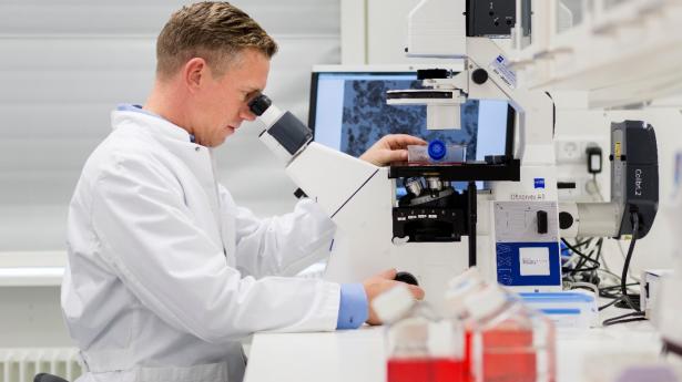 Novo Nordisks forskningsafdeling i Måløv, hvor der blandt andet forskes i nye fedmemidler. Foto: PR