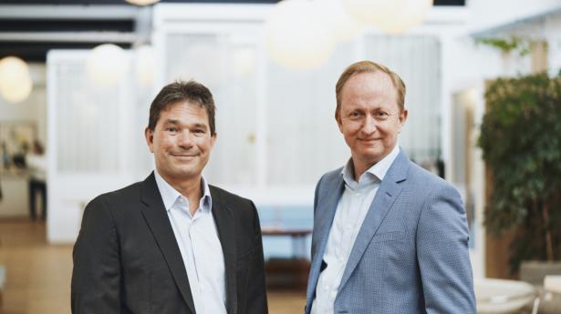 Som udbrydere fra energiselskabet Eon stiftede Torben Fog (t.v.) og Tore Harritshøj (t.h.) virksomheden Spirii tilbage i 2019. PR-foto