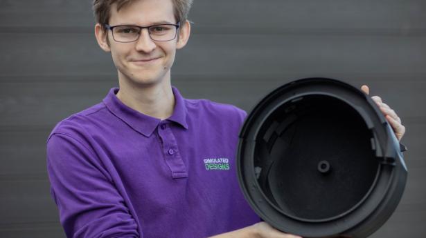 Daniel Haraldsons virksomhed Simulated Designs er udsprunget af et forskningssamarbejde mellem Syddansk Universitet og produktionsklyngen Made.