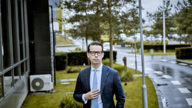 Jacob Aarup-Andersen kom til ISS som topchef i september 2020 fra en stilling som bankdirektør i Danske Bank. Arkivfoto: Steven Achiam