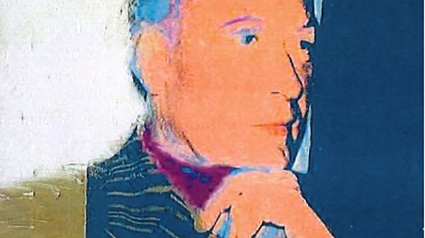Andy Warhols portræt af Hans Smith blev malet i 1974. Nu er det solgt til 1,125 mio. kr. i New York. PR-foto.