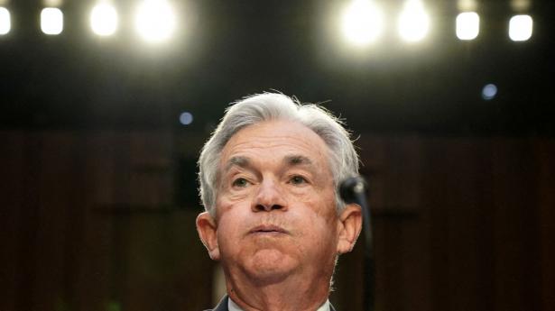 Alt spotlyset er på Fed-chef Jerome Powell, for hvornår sænker Fed renten i år? Sker det overhovedet? Arkivfoto: Kevin Lamarque/Reuters/Ritzau Scanpix