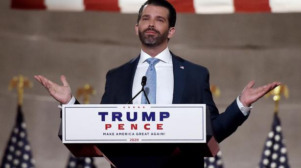 Den 42-årige Donald Trump Jr. er testet positiv for covid-19, men har ingen symptomer på at være syg, oplyser hans talsmand. (Arkivfoto).