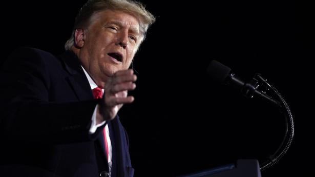 Den tidligere amerikanske præsident Donald Trump vil næste weekend holde sin første tale, siden han gik af som præsident. (Arkivfoto)
