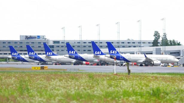 SAS-flyene holdt stille i store dele af juli på grund af strejken, og det har fået konsekvenser helt ind i oktober. (Arkivfoto).