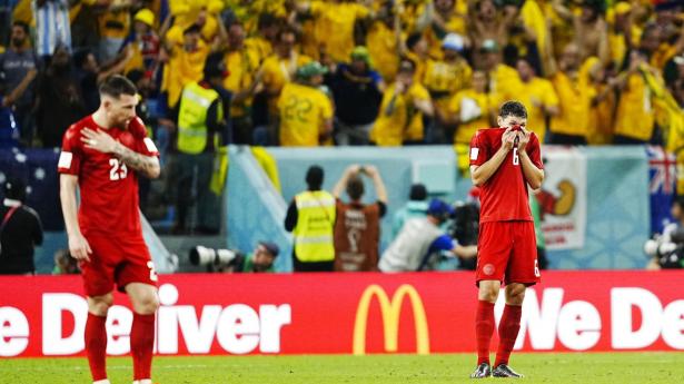 Efter kun at have fået et enkelt point i sine tre gruppekampe må Danmark rejse hjem fra VM i Qatar. Foto: Mads Claus Rasmussen/Ritzau Scanpix