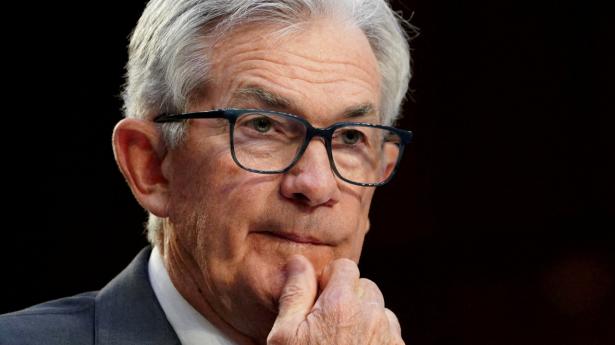 Tirsdag og onsdag grubler ledelsen af Federal Reserve med formand Jerome Powell i spidsen over den økonomiske udvikling og situationen i finanssektoren i USA. Det ventes at ende med et renteløft onsdag. Arkivfoto: Kevin Lamarque/Reuters