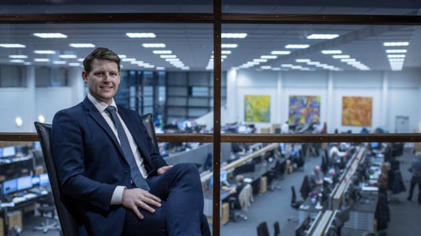 Søren V. Kristensen, cheføkonom i Sydbank, ser dansk økonomi ramme en blød landing og vende tilbage til vækst næste år. Foto: Ritzau Scanpix