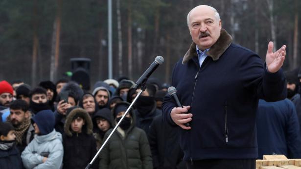 Belarus’ præsident, Aleksandr Lukasjenko, siger, at han og Putin var i konstant kontakt efter angrebet mod Moskva i fredags. Arkivfoto: Kacper Pempel/Reuters