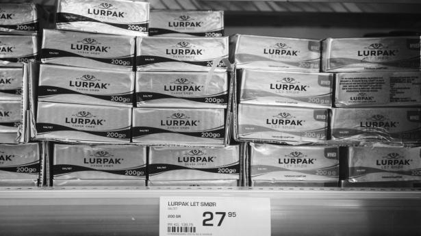 Smør er en af de varer, der er steget allermest under de seneste års inflationskrise. Arkivfoto: Bo Amstrup/Ritzau Scanpix