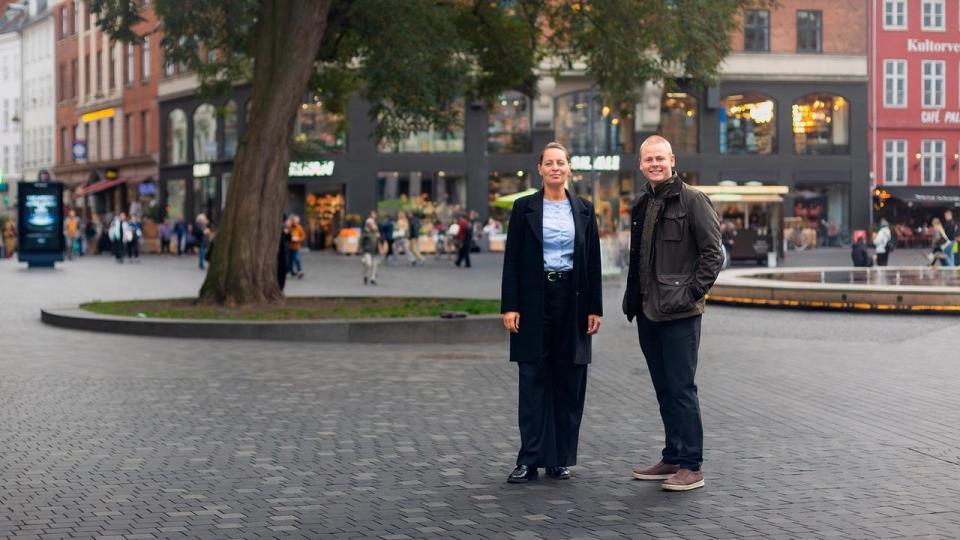 Tanja Kaufmann og Andreas Nielsen der sammen har ansvaret for Trustworks Cyber Security.